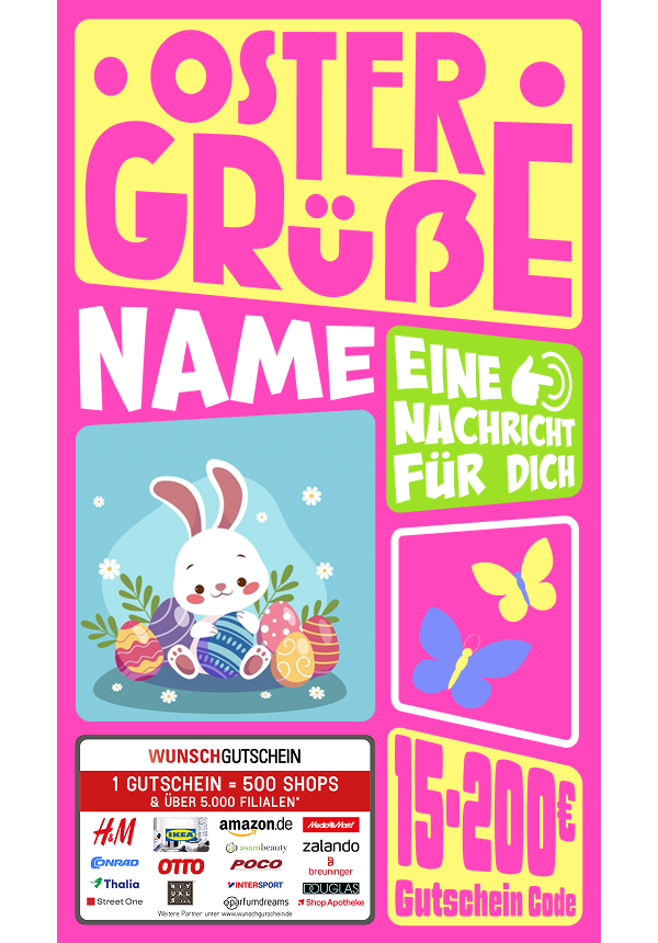 Digital - Ostergrüße - Punkte