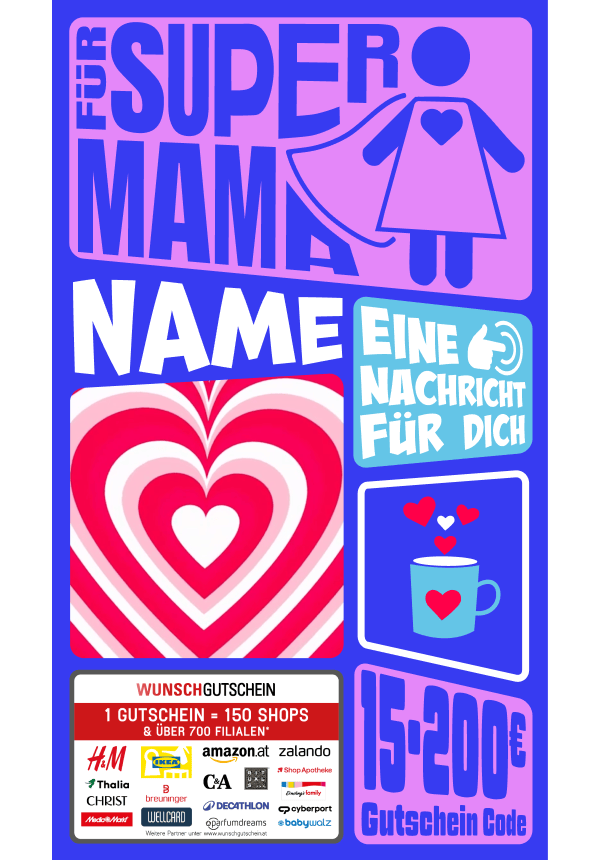 Digital - Für Super Mama - Heldin