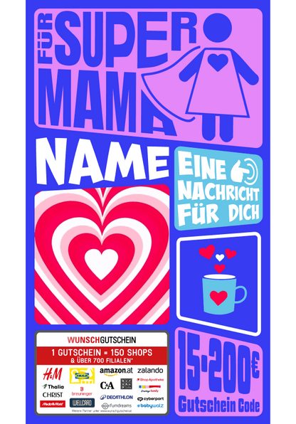 Digital - Für Super Mama - Heldin