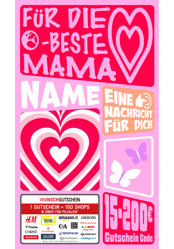 Digital - Beste Mama der Welt - Kugel
