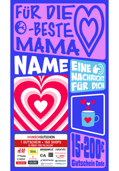 Digital - Beste Mama der Welt - Kugel