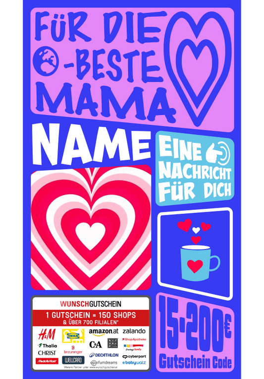 Digital - Beste Mama der Welt - Kugel