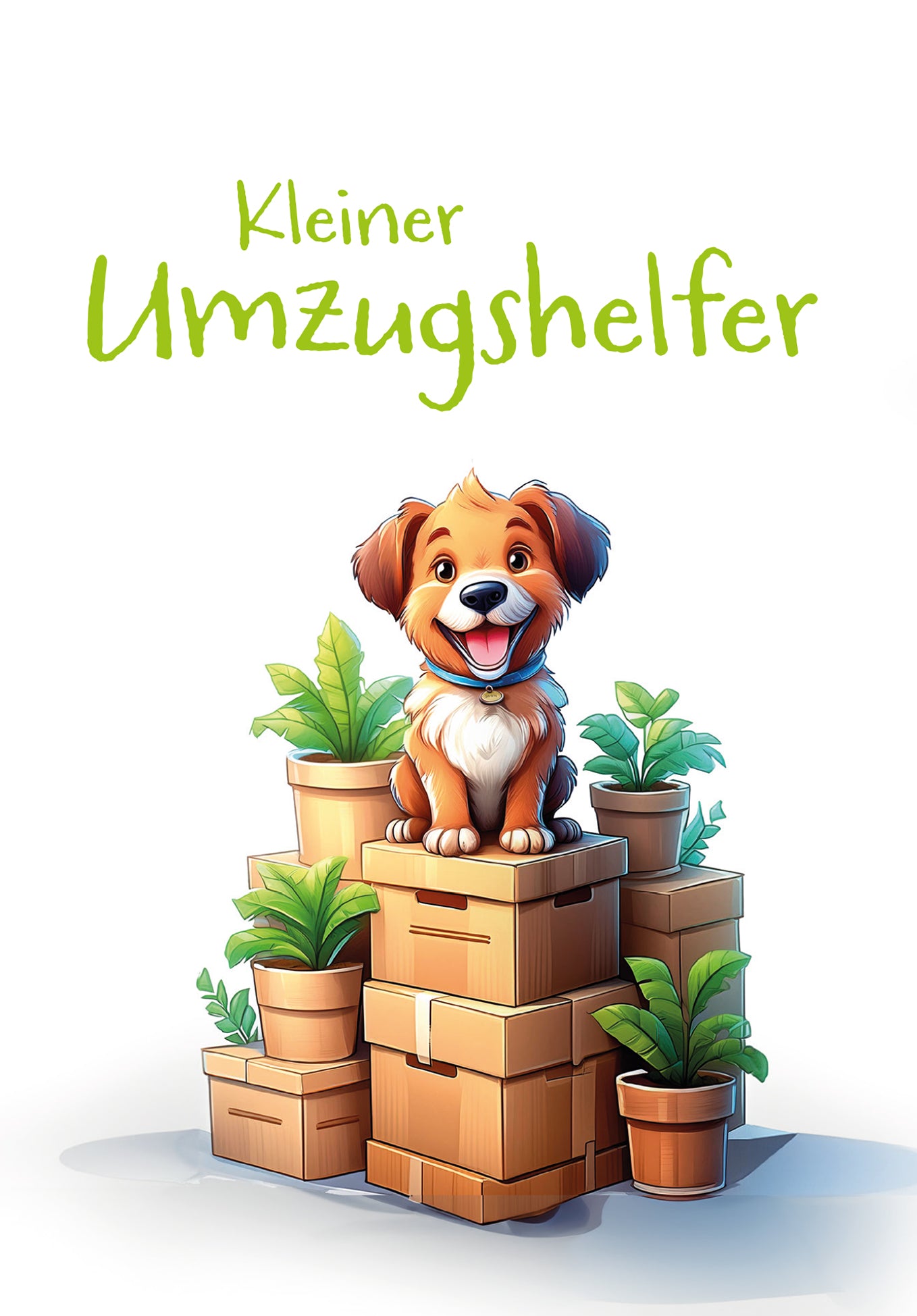 Kleiner Umzugshelfer - Hund