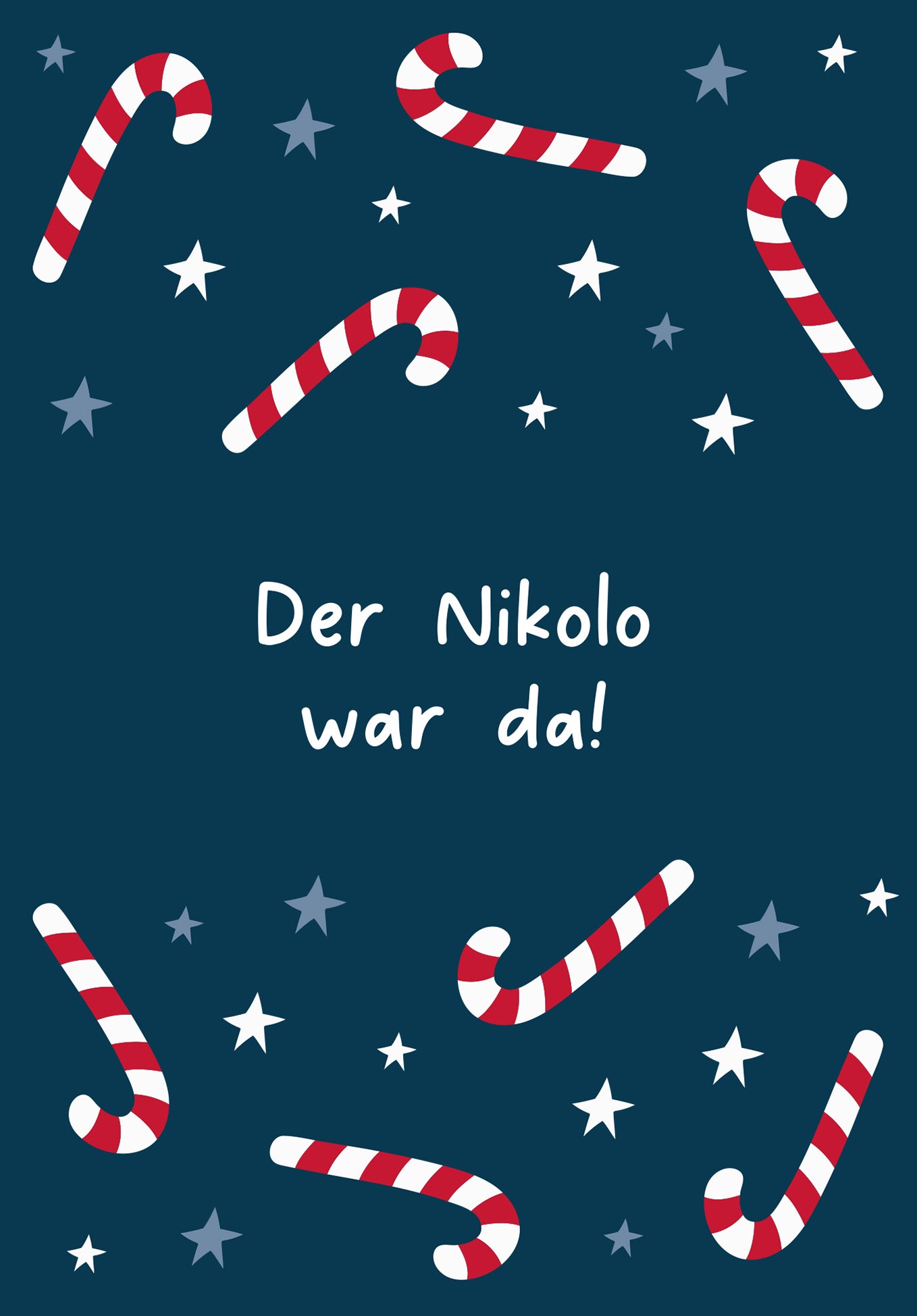 Nikolo war da - Zuckerstangen