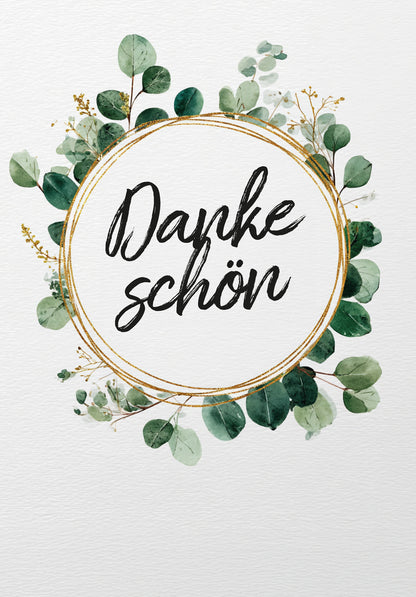 Dankeschön - Eucalyptus Kranz