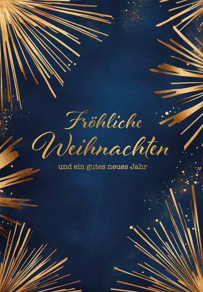 Fröhliche Weihnachten - Feuerwerk