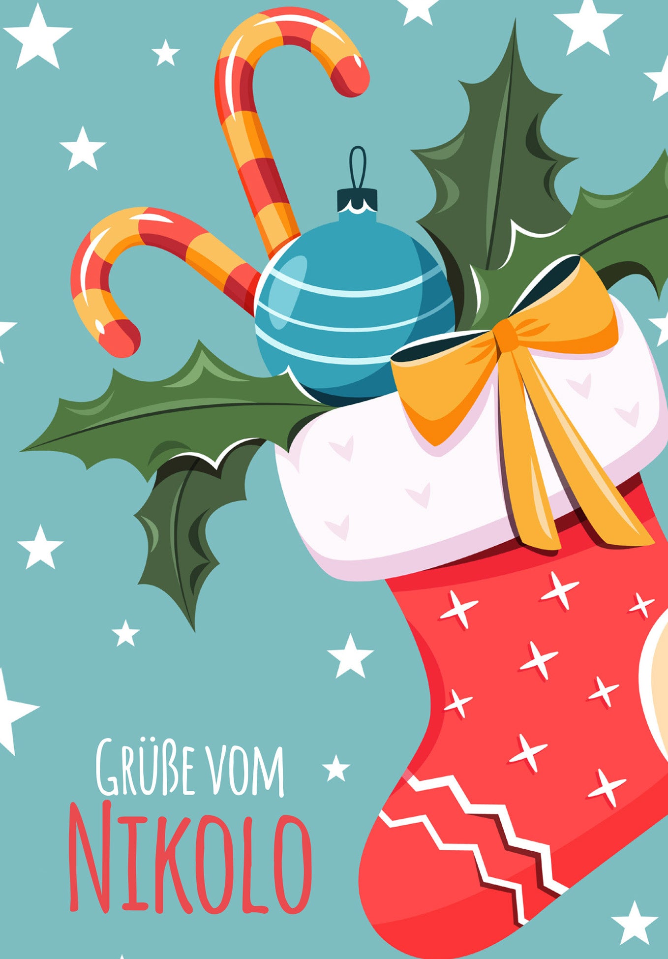 Grüße vom Nikolo - Strumpf