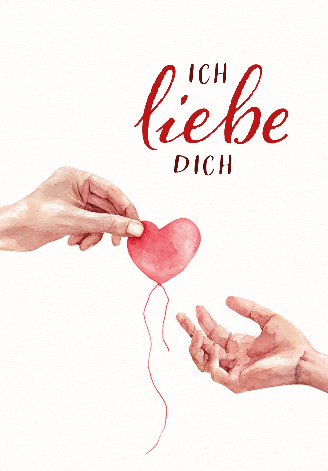 Ich liebe dich - Hände Herz