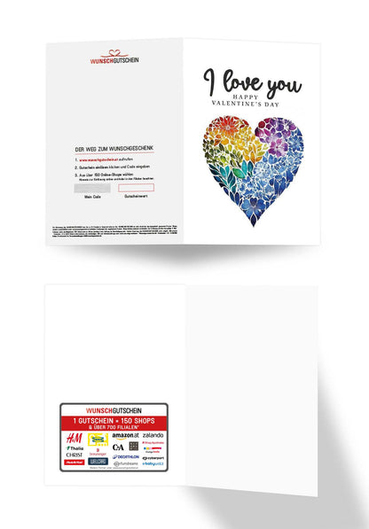 I love you - Herz Bunt