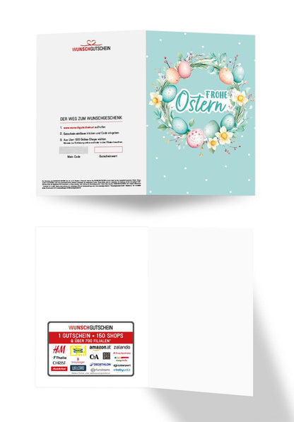 Frohe Ostern - Eierkranz