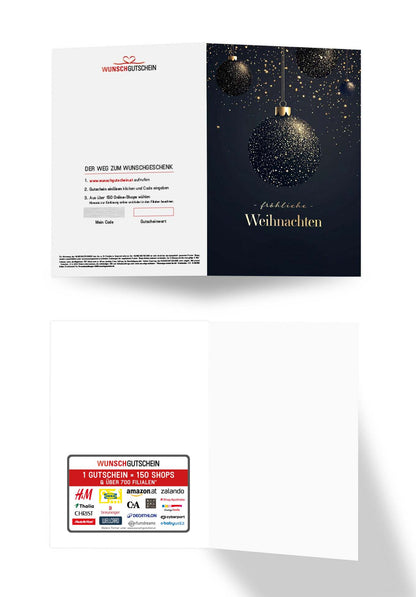 Fröhliche Weihnachten - Christbaumkugeln