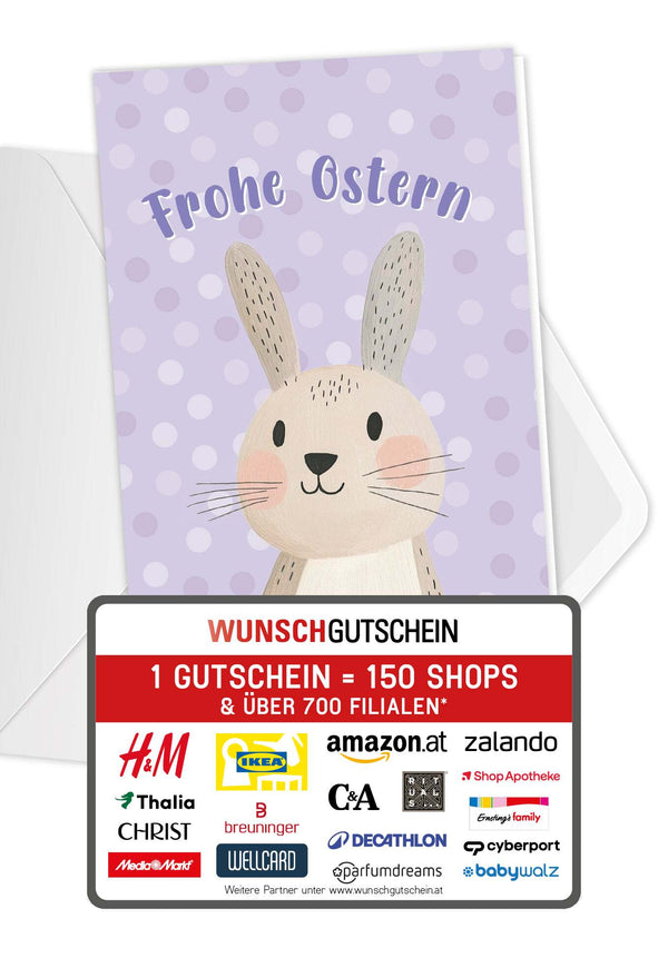 Frohe Ostern - Hase Pastellila