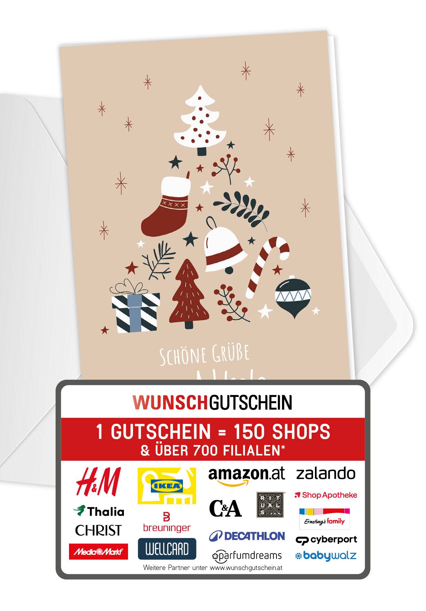 Grüße vom Nikolo - Doodle Beige