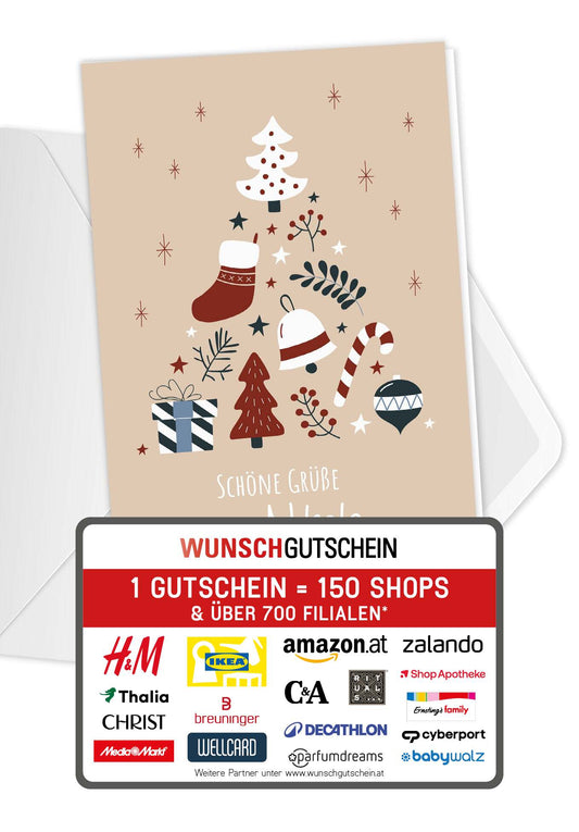 Grüße vom Nikolo - Doodle Beige