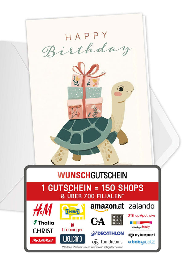 Happy Birthday - Schildkröte