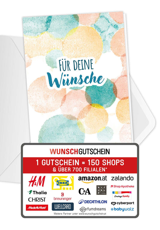 Für deine Wünsche - Bunte Kreise