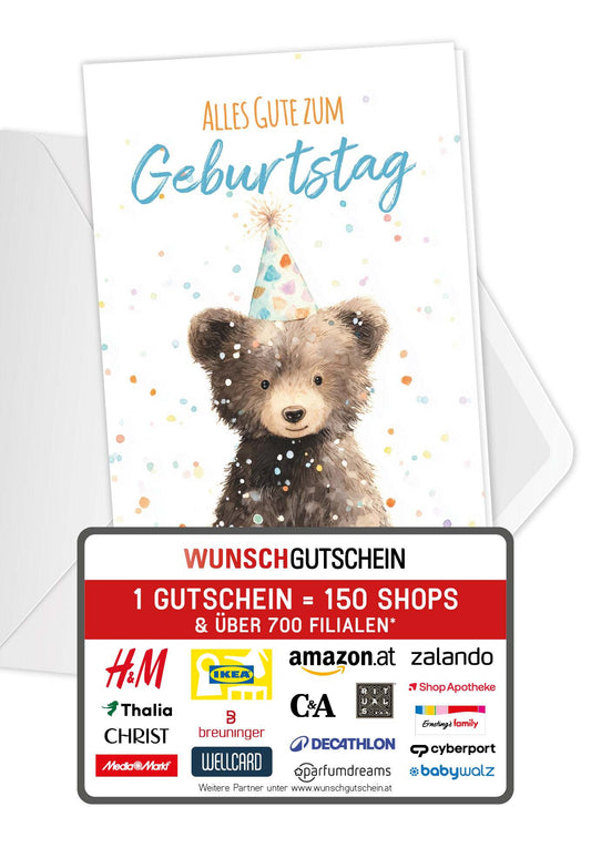 Alles Gute zum Geburtstag - Bär