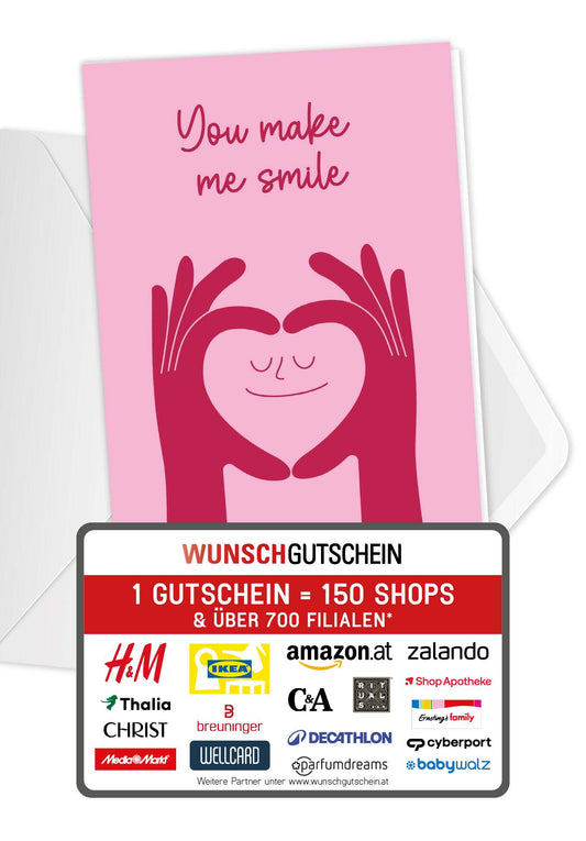 You Make Me Smile - Pink