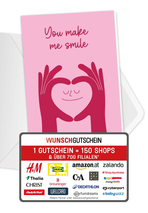 You Make Me Smile - Pink