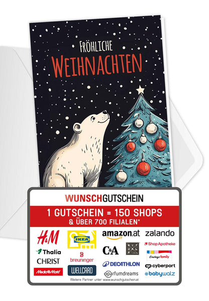 Fröhliche Weihnachten - Eisbär