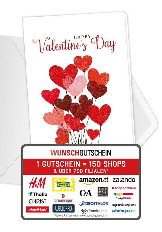 Happy Valentines Day - Herzballons