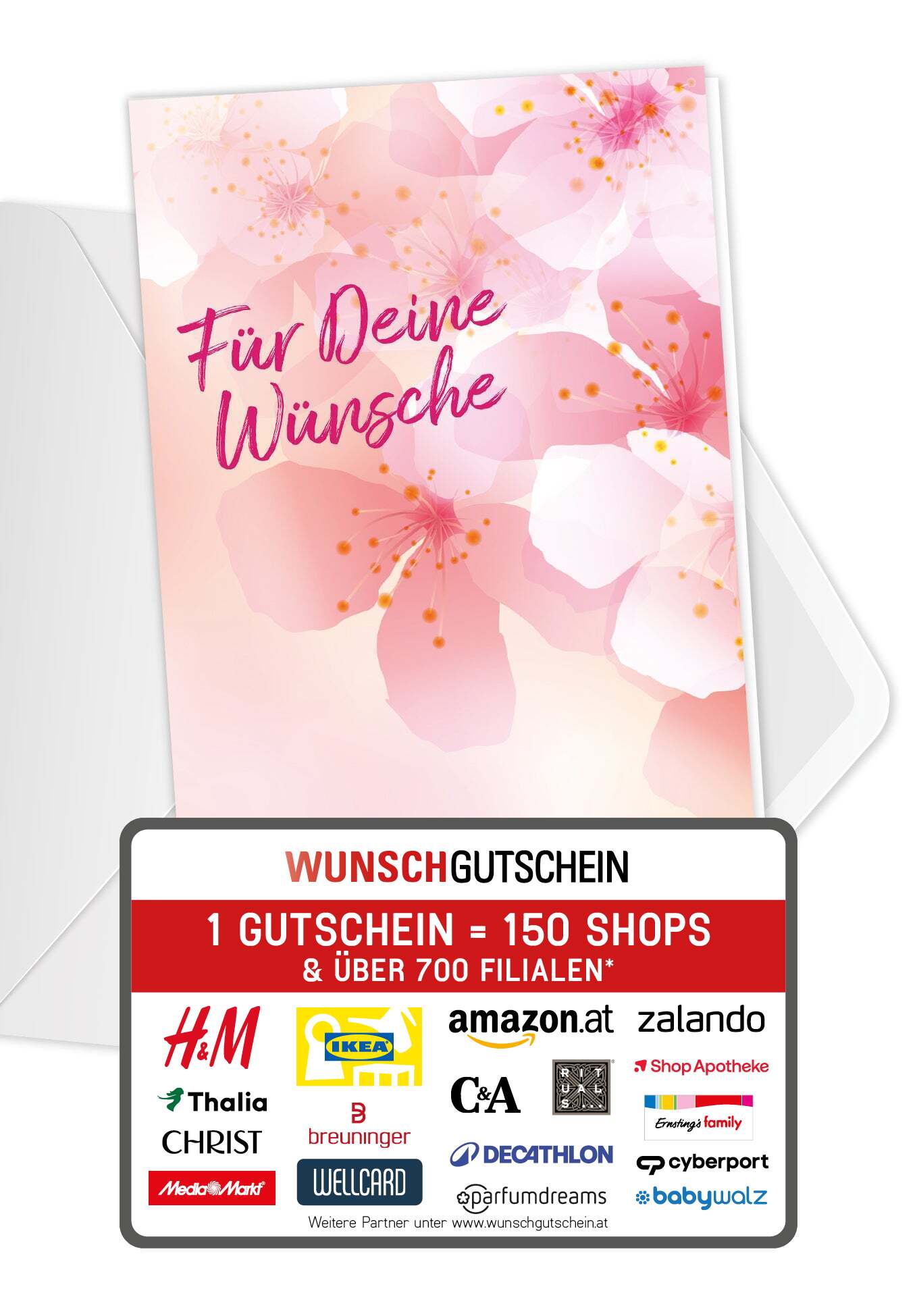 Für deine Wünsche - Blumen Rosa