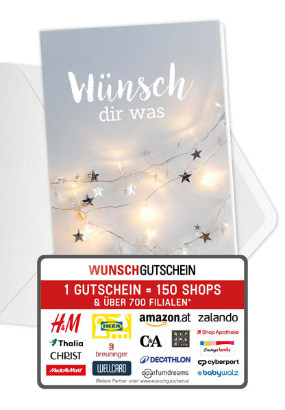 Wünsch dir was - Lichterkette Sterne