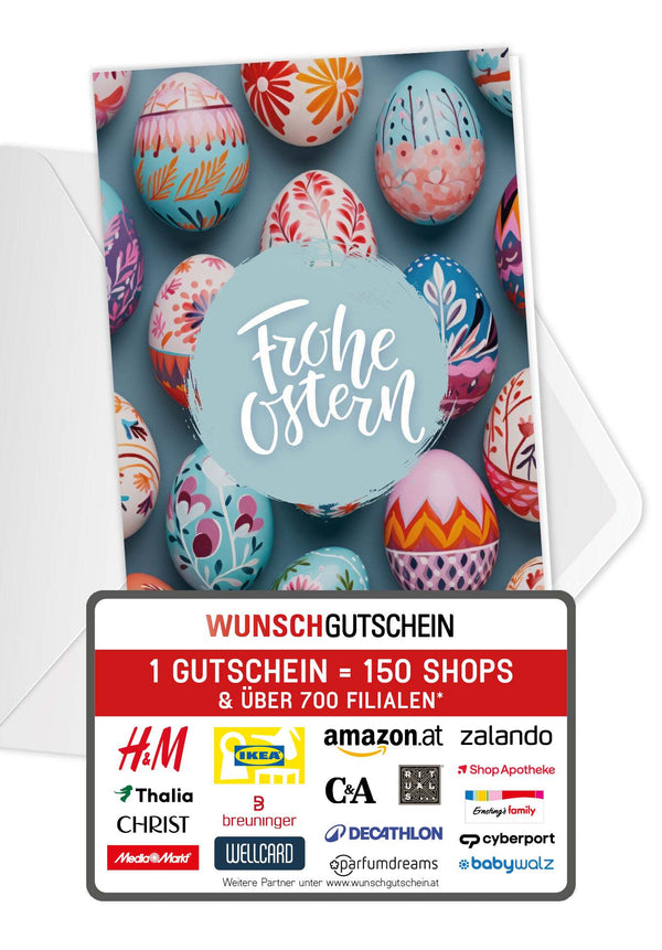 Frohe Ostern - Ostereier Bunt