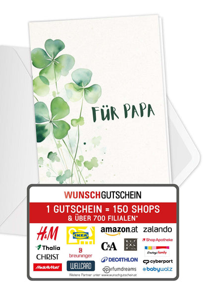 Für Papa - Kleeblatt
