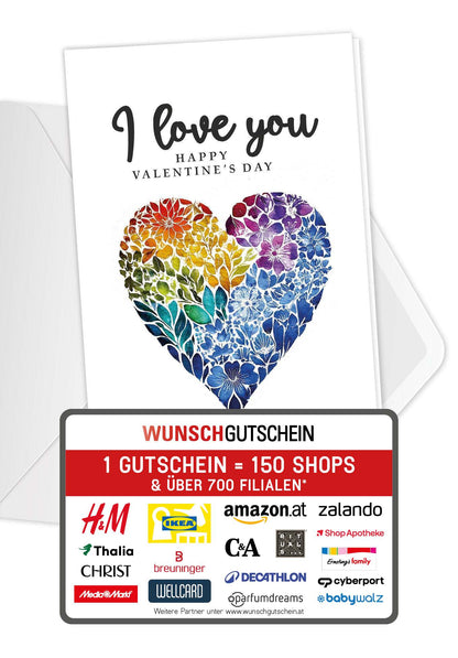I love you - Herz Bunt