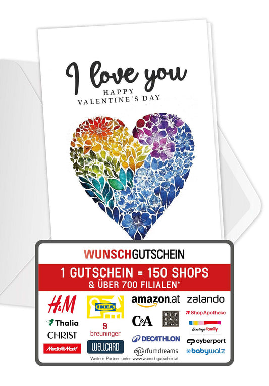 I love you - Herz Bunt