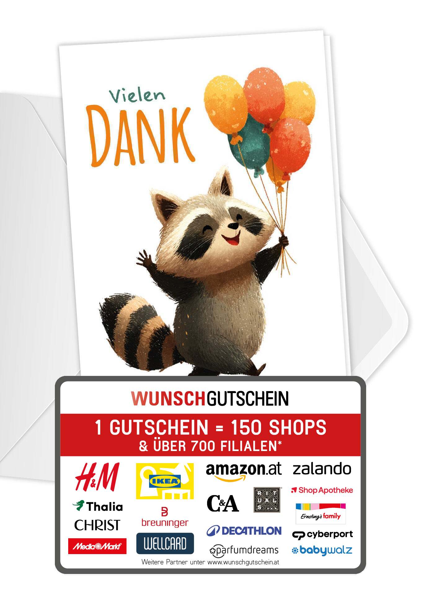 Vielen Dank - Waschbär
