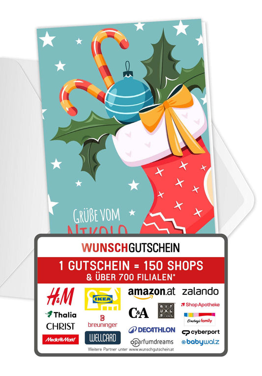 Grüße vom Nikolo - Strumpf