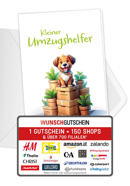 Kleiner Umzugshelfer - Hund