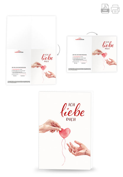 Ich liebe dich - Hände Herz