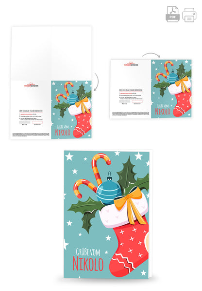 Grüße vom Nikolo - Strumpf