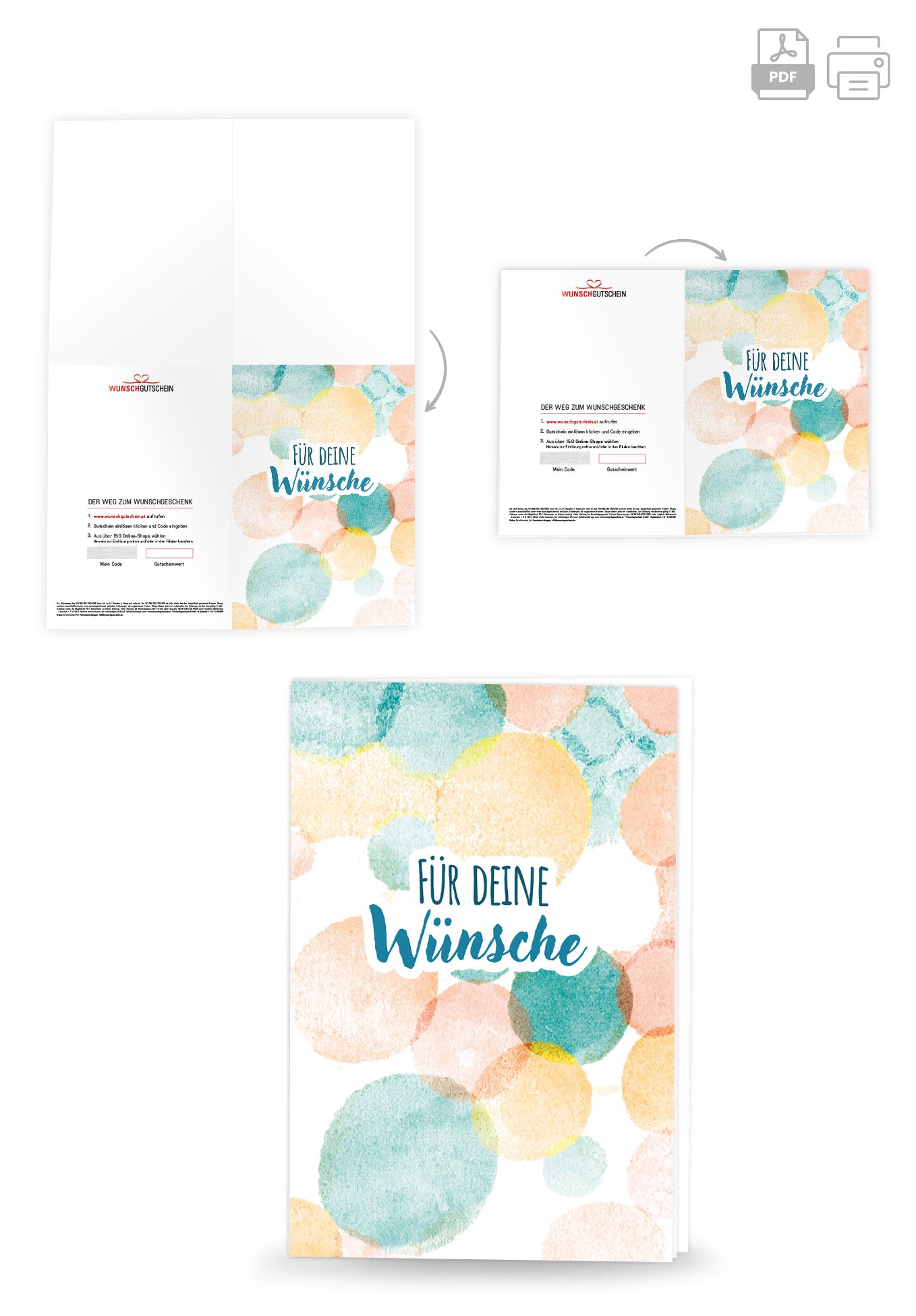 Für deine Wünsche - Bunte Kreise