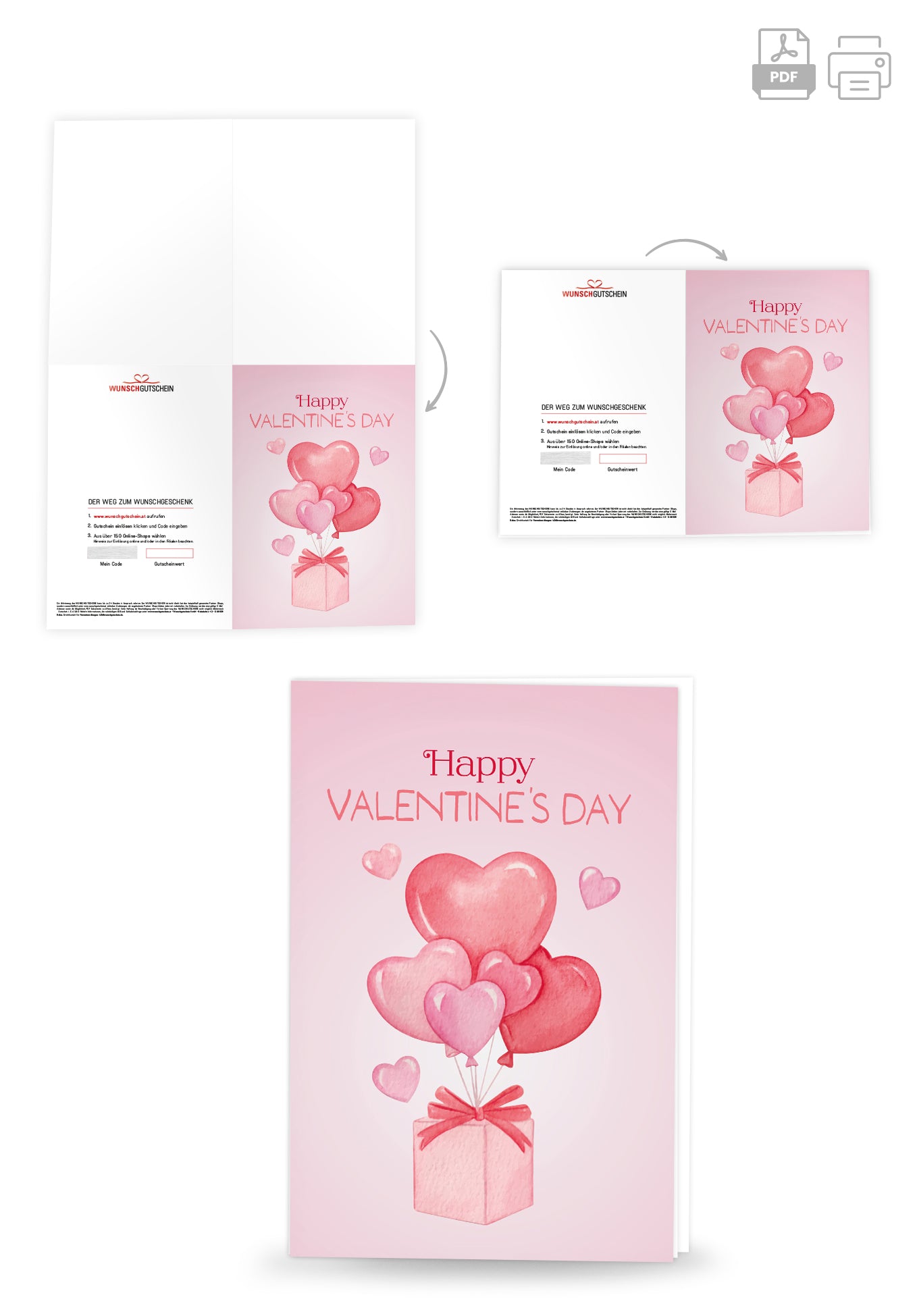 Happy Valentines Day - Paket Herzen
