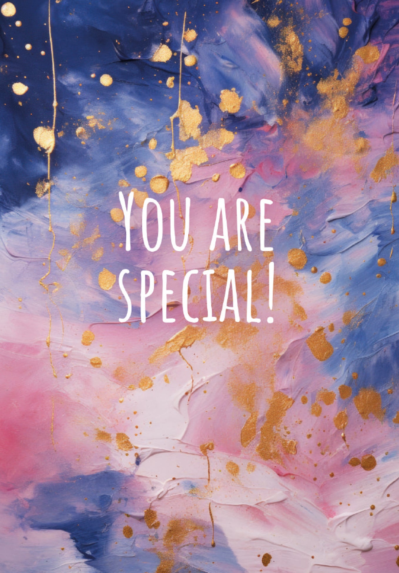 You are special - Bunt Gold (Gutscheinwert)