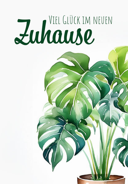 Viel Glück Zuhause - Pflanze