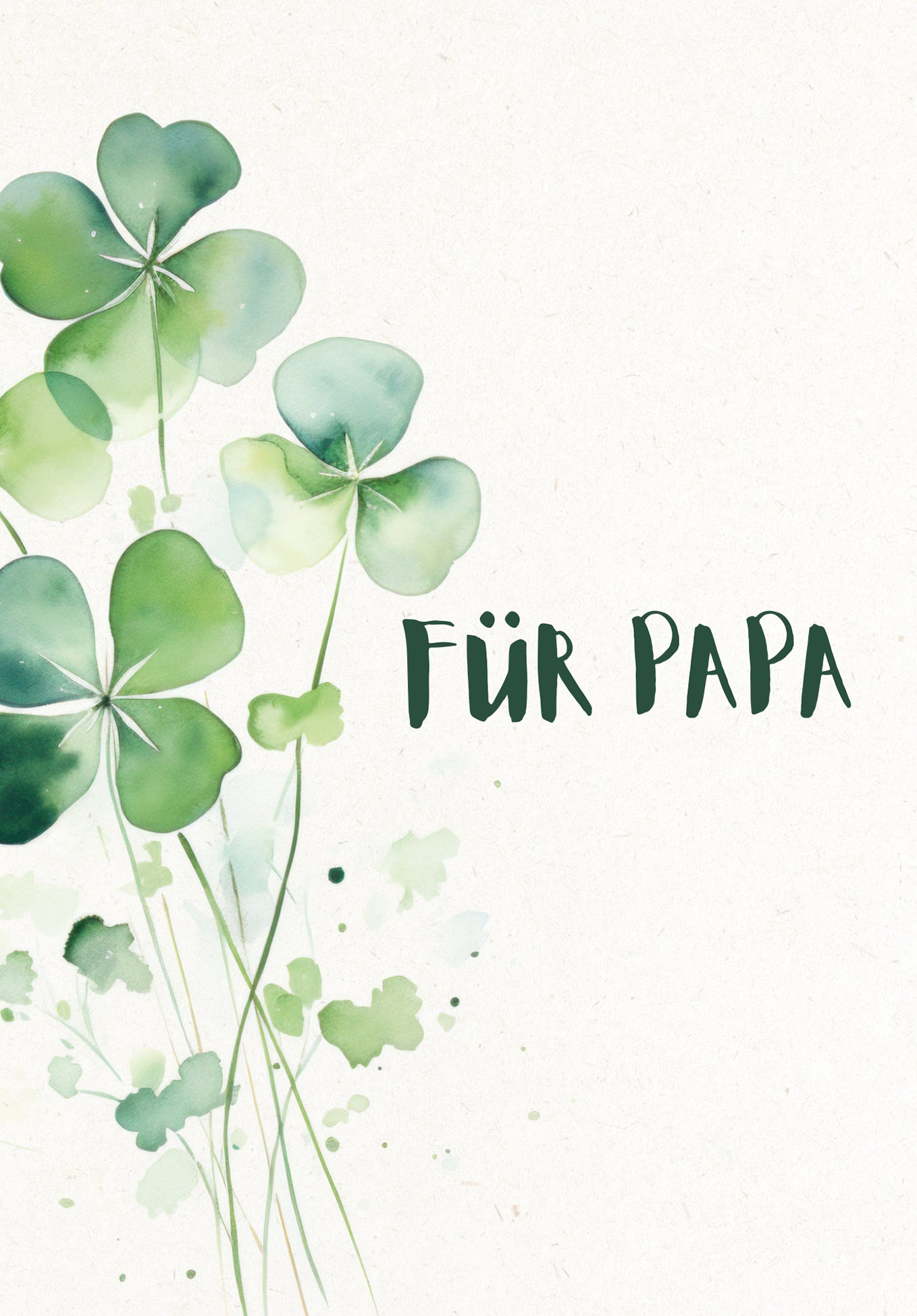 Für Papa - Kleeblatt