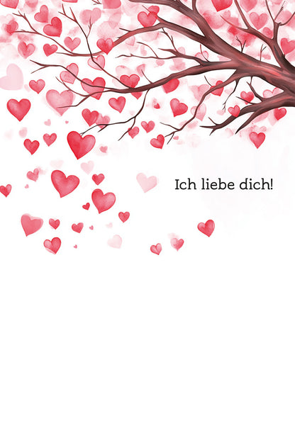 Ich Liebe Dich - Herz Baum