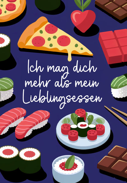 Lieblingsessen - Pizza Sushi