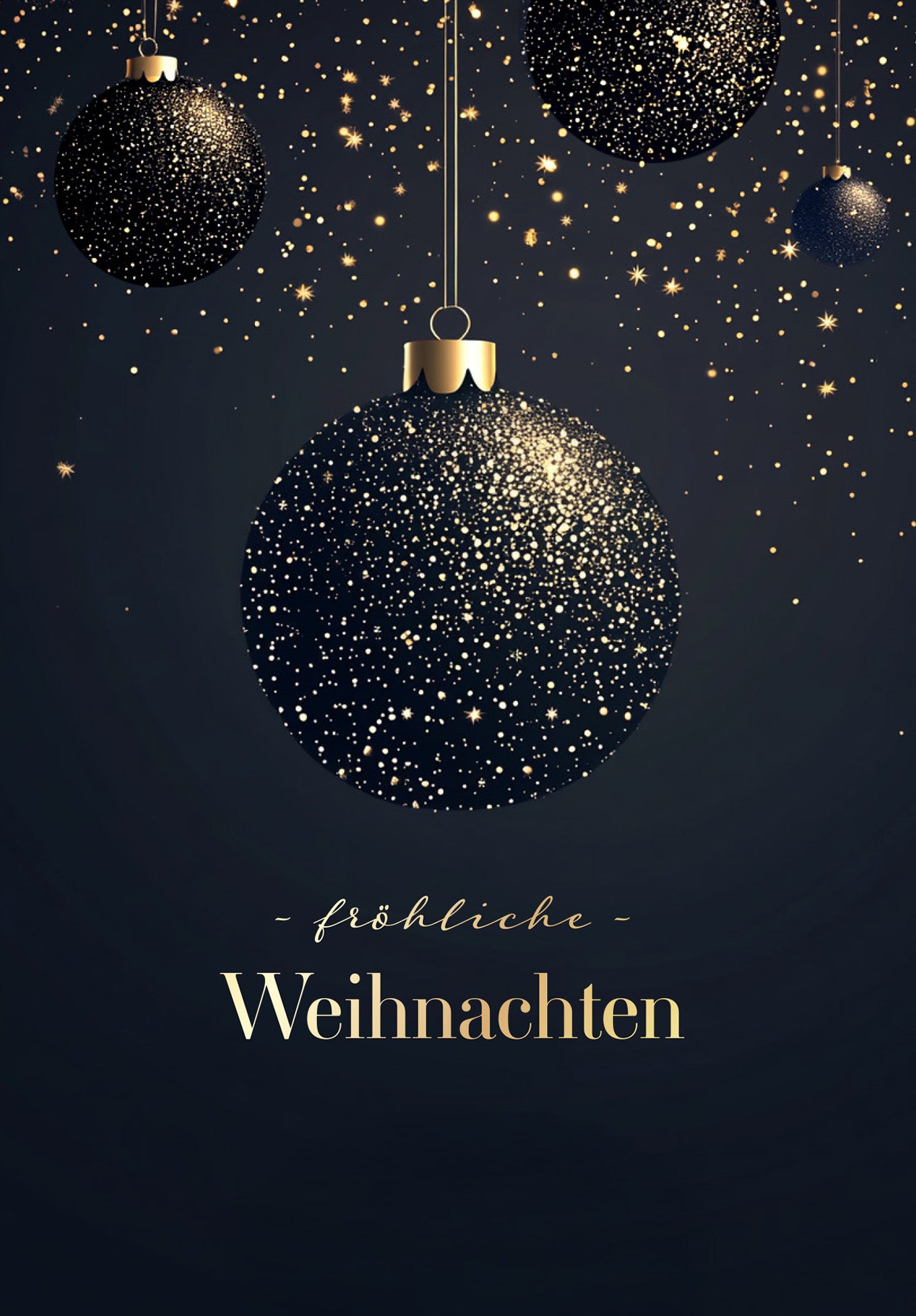Fröhliche Weihnachten - Christbaumkugeln