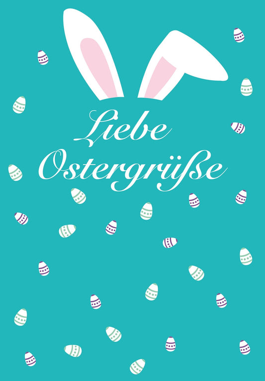 Liebe Ostergrüße - Hasenohren