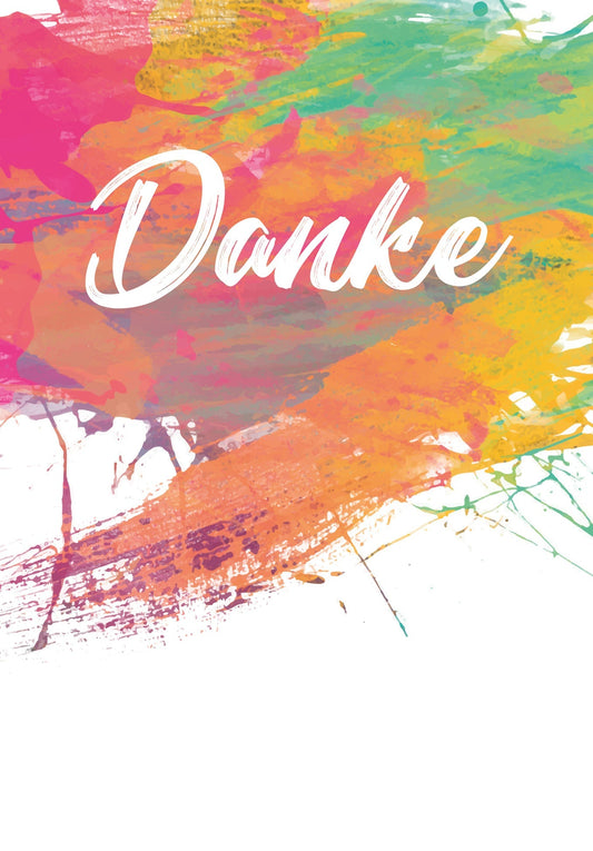 Danke - Bunt