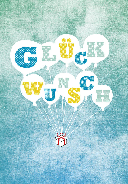 Glückwunsch - Ballon-Paket