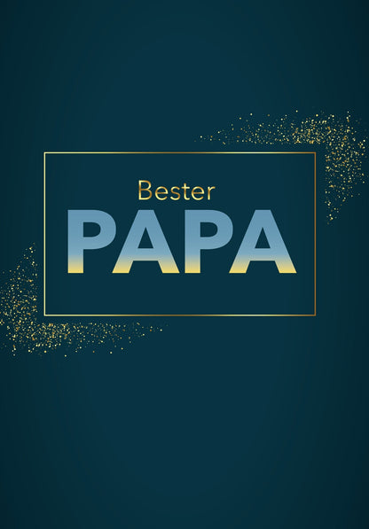 Bester Papa - Blau (Gutscheinwert)