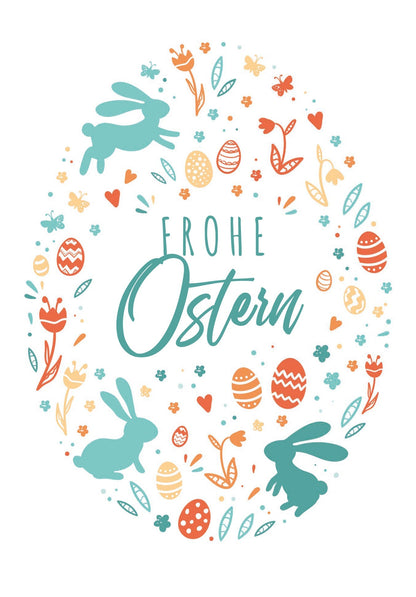 Frohe Ostern - Ei Bunt