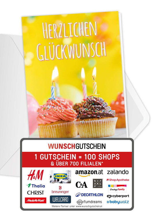 Herzlichen Glückwunsch - Muffins